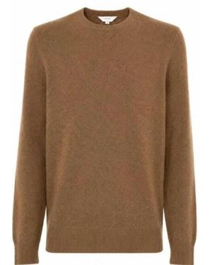 Malo Truien & Vesten ,Bruin ,Kasjmier Crew Neck Kasjmier Trui