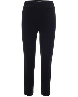 Elisabetta Franchi Slim-Fit Trousers - Blue
