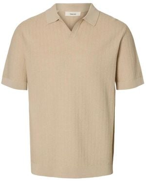 SELECTED Polo Shirts - Neutro