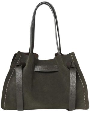 Plinio Visona' Tote Bags - Nero
