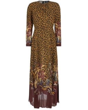 Etro Lange Jurk - Bruin