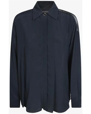 Dondup Hemd Aus Crêpe De Chine - Blau