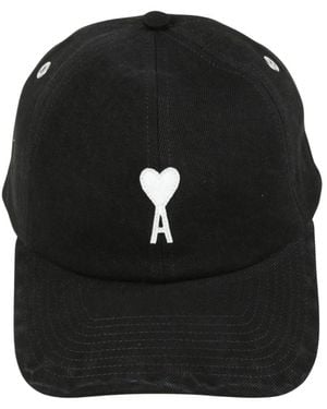 Ami Paris Caps - Nero