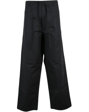 Moschino Broeken ,Zwart ,Katoen Baggy Wijde Broek