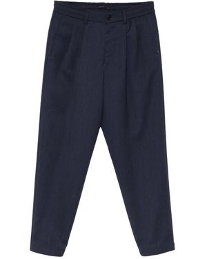 Low Brand Straight Trousers - Blue