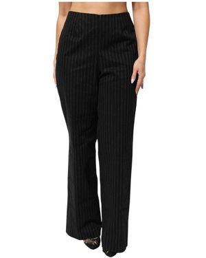 Bencivenga High Waist Straight Pants - Zwart