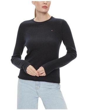 Tommy Hilfiger Round-Neck Knitwear - Black
