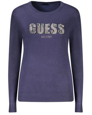 Guess Round-Neck Knitwear - Bleu