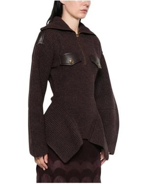Zimmermann V-Neck Knitwear - Nero