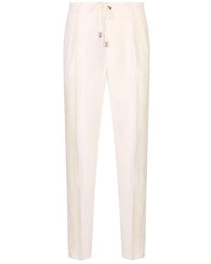 Peserico Slim-Fit Pants - White