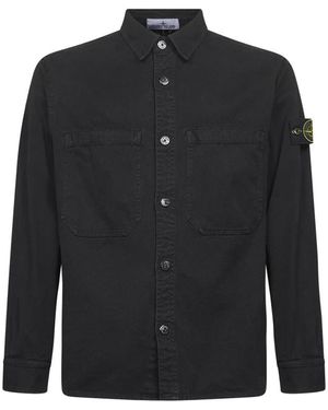 Stone Island Casual Shirts - Black