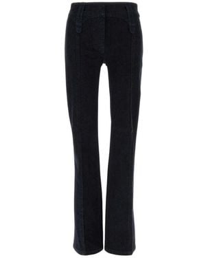 Tory Burch Straight Fit Jeans - Black