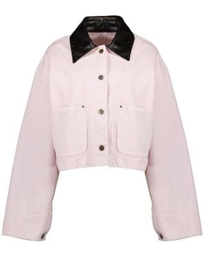 Prada Denim Jackets - Pink