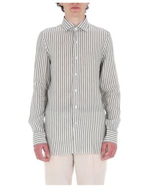 Finamore 1925 Casual Shirts - Gris