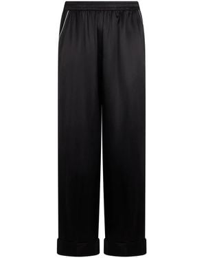 Dolce & Gabbana Wide Trousers - Black