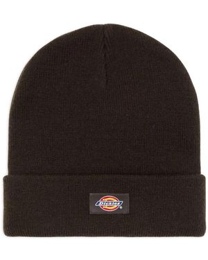 Dickies Accessoires ,Bruin ,Leer Gibsland Beanie - Zwart