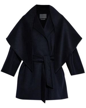 Max Mara Detto Cashmere Coat - Blauw
