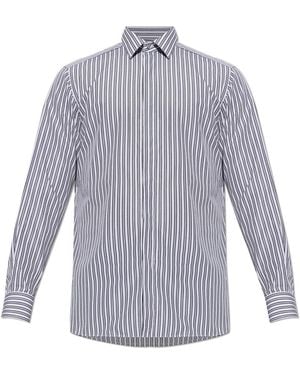 Tom Ford Gestreept Patroon Shirt - Blauw