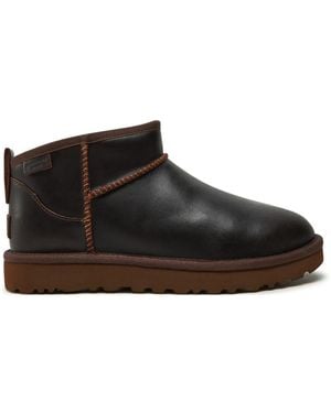 UGG Schoenen ,Zwart ,Wol Classic Ultra Mini Lthr Regen