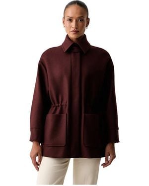 Patrizia Pepe Wool Coat - Rood