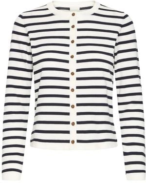 Ichi Truien & Vesten ,Wit ,Ihluls O-Neck Ss