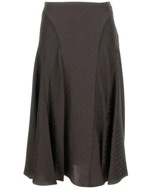Fendi Midi Rok - Grijs