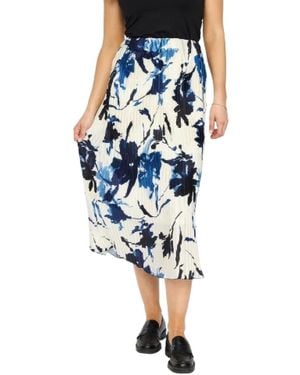 2-Biz Midi Skirts - Azul