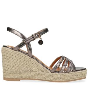 Mexx Noemi Pakina Wedge Sandaal - Metallic