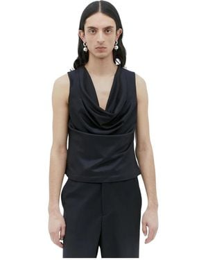 AARON ESH Sleeveless Tops - Black