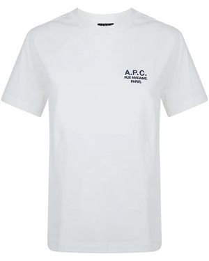 A.P.C. T-Shirts - White