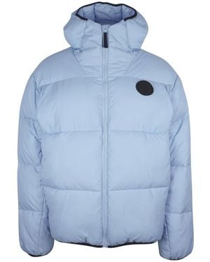 carlo colucci Pufferjack Met Unieke Badge - Blauw