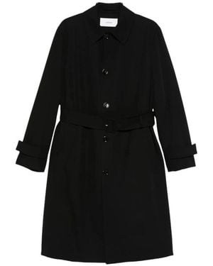 Lardini Belted Coats - Black
