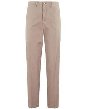 BRIGLIA Braune Cropped Jeans Mit Französischen Taschen - Grau