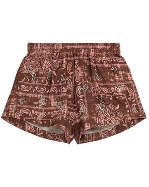 A PAPER KID Short Shorts - Marrón