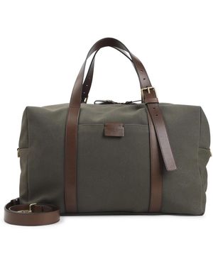 Giorgio Armani Tassen ,Bruin ,Katoen Bungee Cord Reistas - Zwart