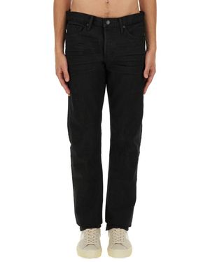 Tom Ford Stretch Twill Slim Fit Denim - Zwart
