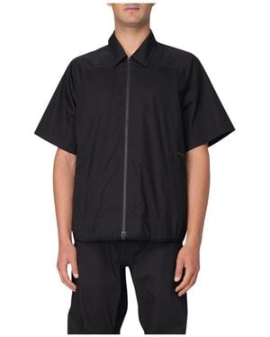 GR10K Zwarte Zipup Shirt Voor Mannen