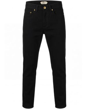 Versace Slim-Fit Jeans Met Geborduurde Details - Zwart