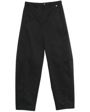Herno Broeken ,Zwart ,Polyester Straight Broeken