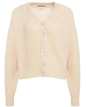 Crush Cashmere Knitwear - Naturel