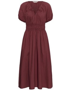 Part Two Midi Dresses - Rojo
