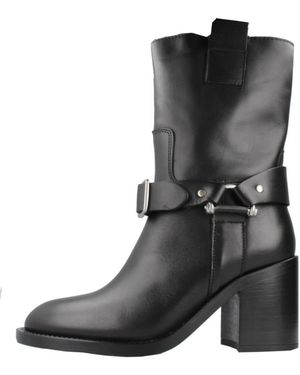 Alpe Heeled Boots - Noir