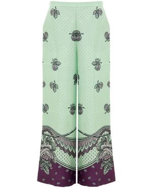 Gucci Wide Trousers - Verde