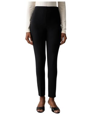 Twinset Broeken ,Zwart ,Polyester Slim-Fit Broek