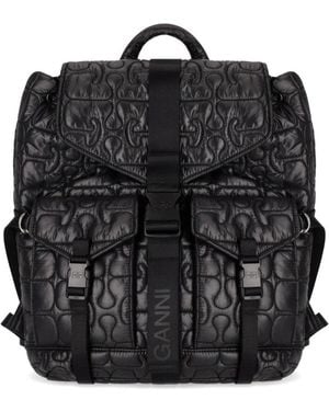 Ganni Backpacks - Zwart