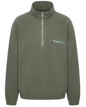 Rier Polar Fleece Rollkragenpullover - Grün