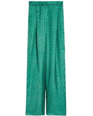 Max Mara Wide Pants - Green