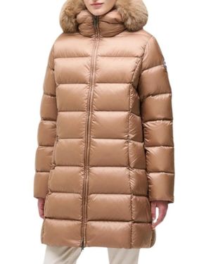 Colmar Gesteppte Daunenjacke Mit Kapuze - Braun