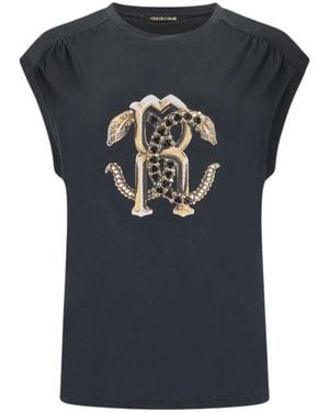 Roberto Cavalli T-Shirts - Black