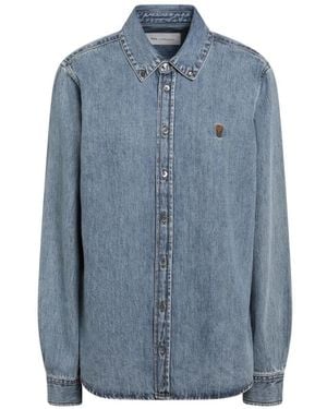 Ami Paris Denim Shirts - Azul